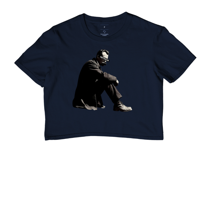 Camiseta Filosofia "Nietzsche Stillness" - Imagem 4