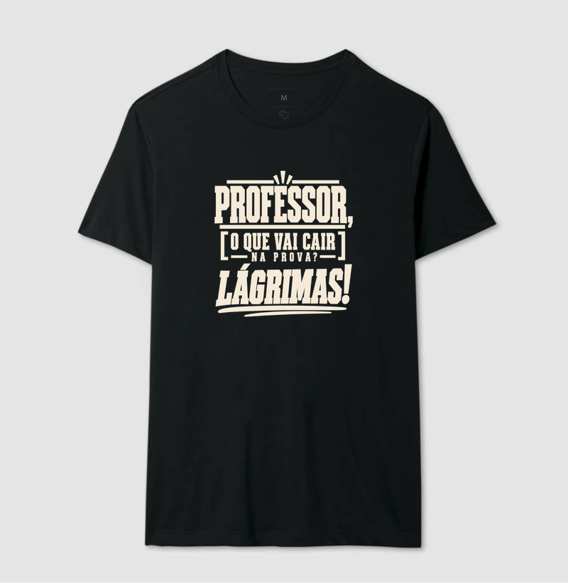 Camiseta Masculina Algodão O Que Vai Cair Na Prova - Imagem 2