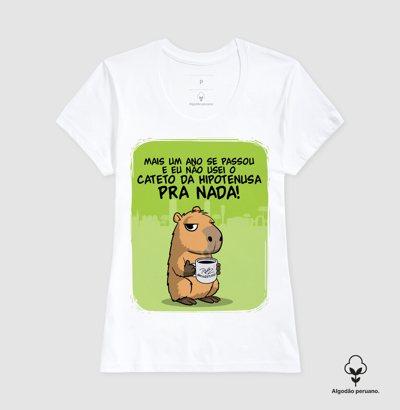 Camiseta Capivara Cateto da Hipotenusa - Imagem 6