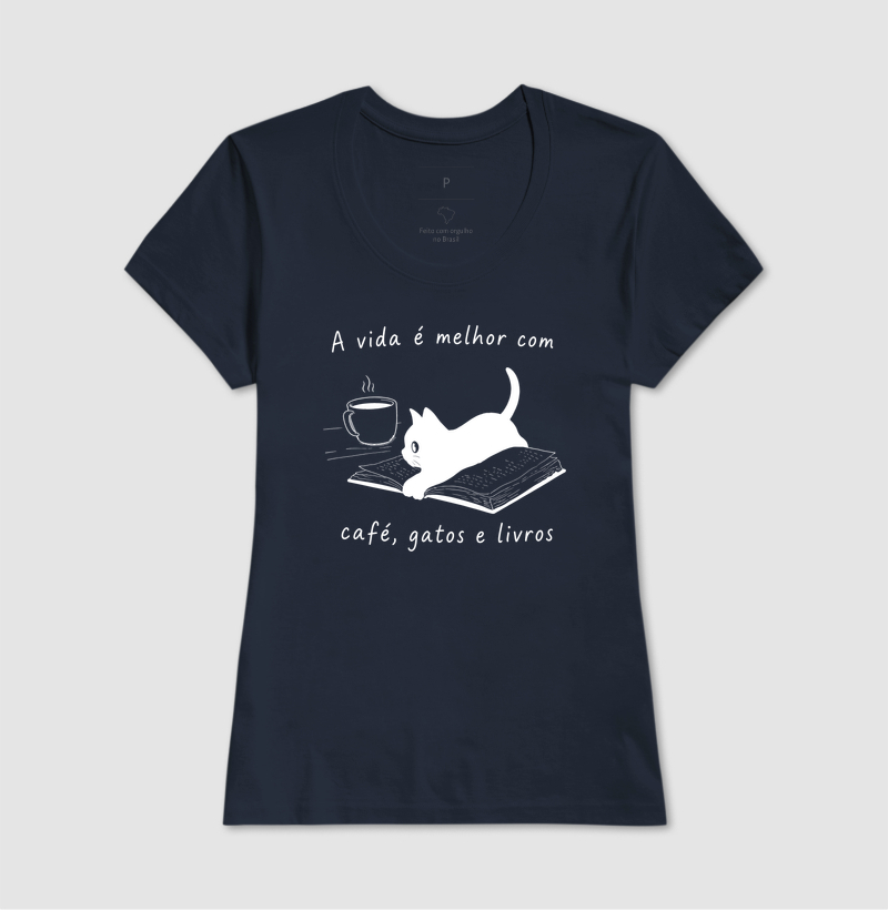 A Vida é Melhor com Café, Gatos e Livros - Imagem 7
