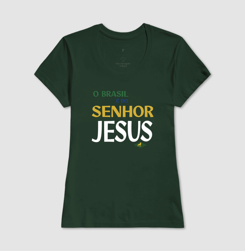 Camiseta O Brasil é do Senhor Jesus — Filhos da Pátria - Imagem 8