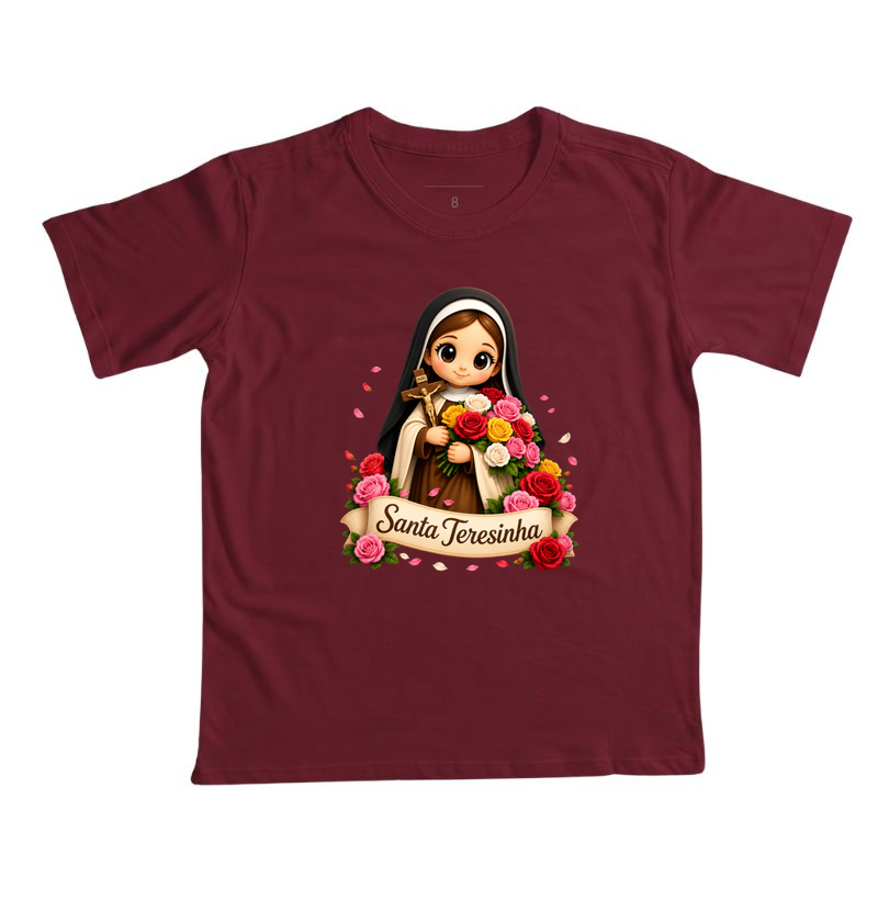 Camiseta Infantil Santa Teresinha - Imagem 2