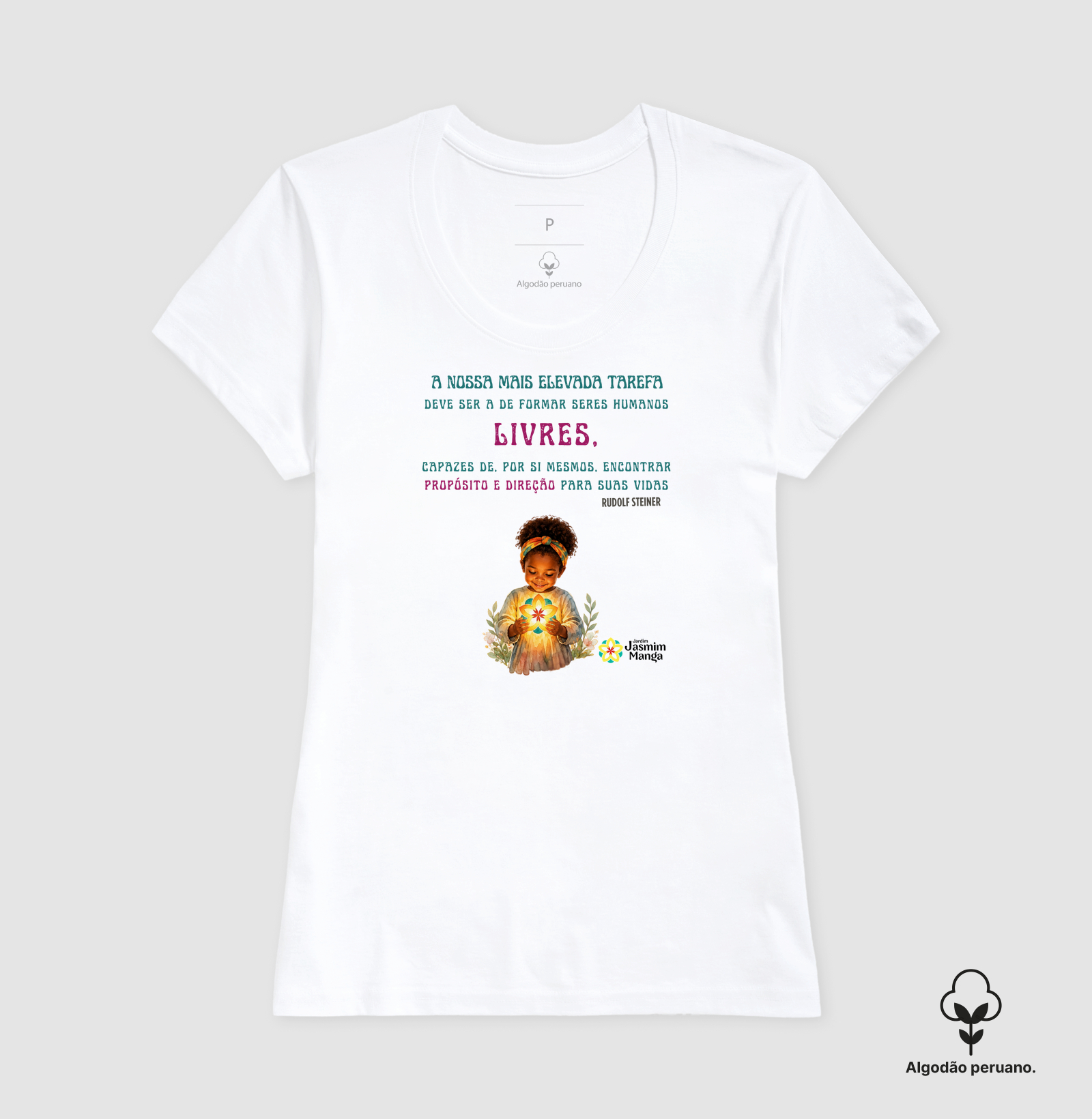 Camiseta Jasmim Manga v3 - Imagem 3