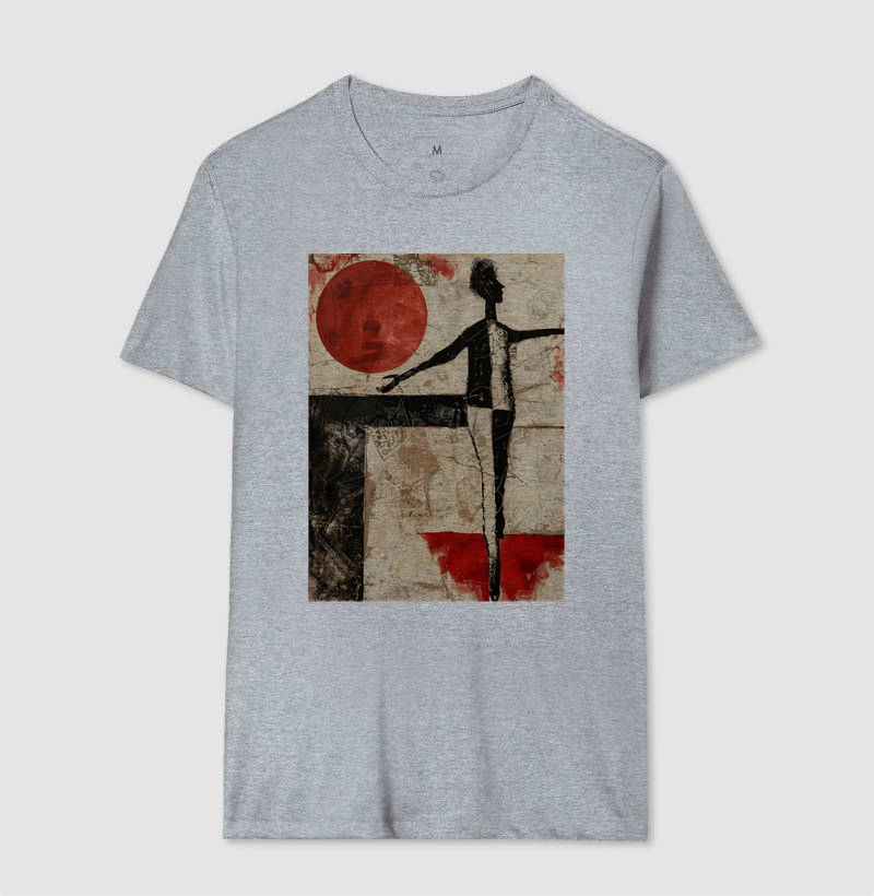Camiseta Kurt Schwitters Geométrica Sol Vermelho - Imagem 8
