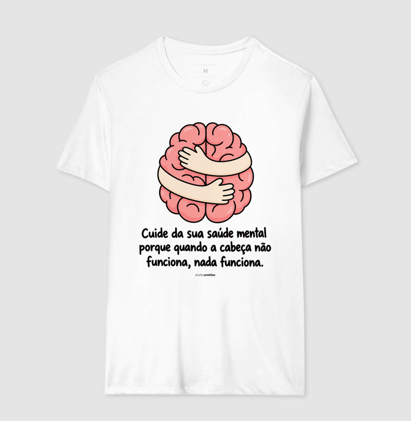 Camiseta Cuide da Sua Saúde Mental - Imagem 4