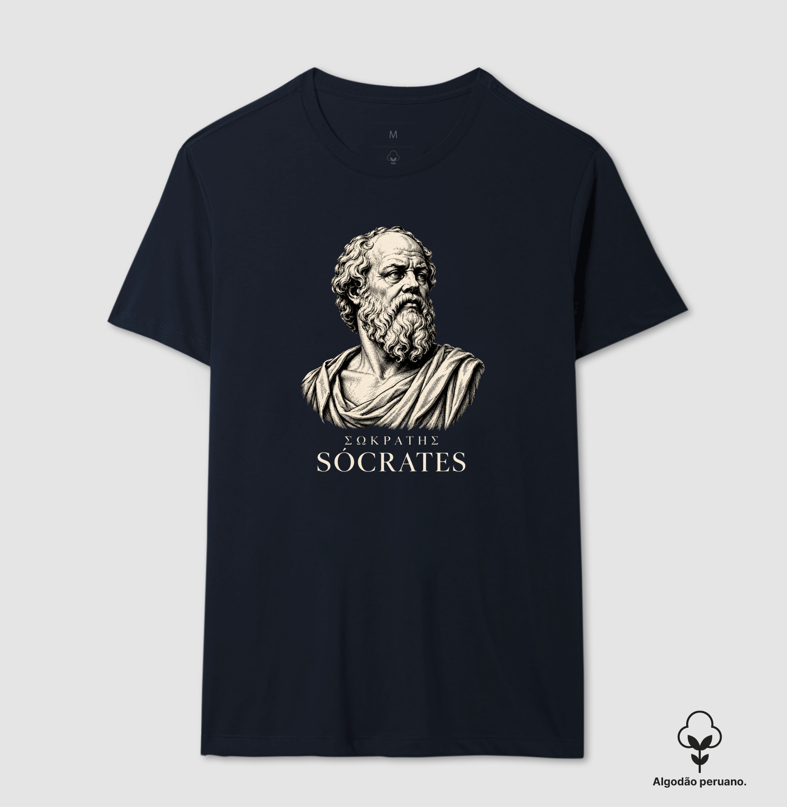 Camiseta Sócrates - algodão peruano - Imagem 2