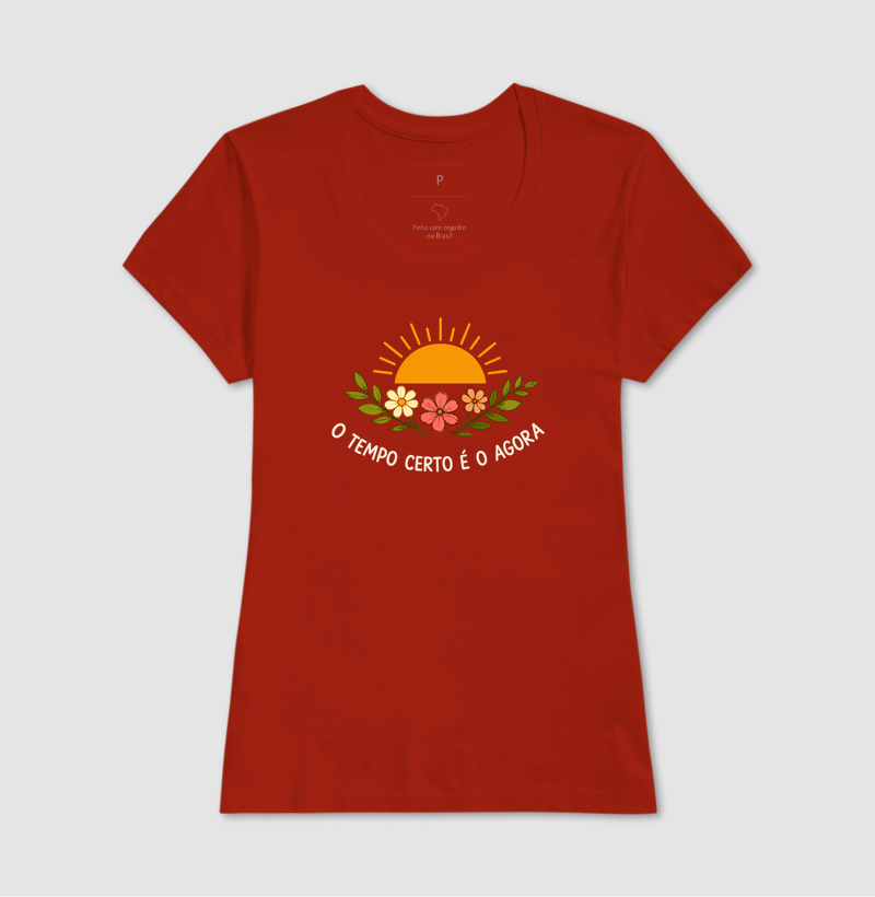 Camiseta O Tempo certo é o agora - Alma Vestida - Imagem 11