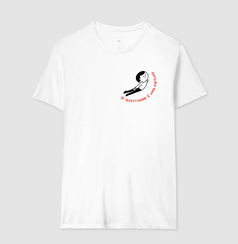 Camiseta Se Questionar É Uma Virtude (estampa P) - Imagem 2