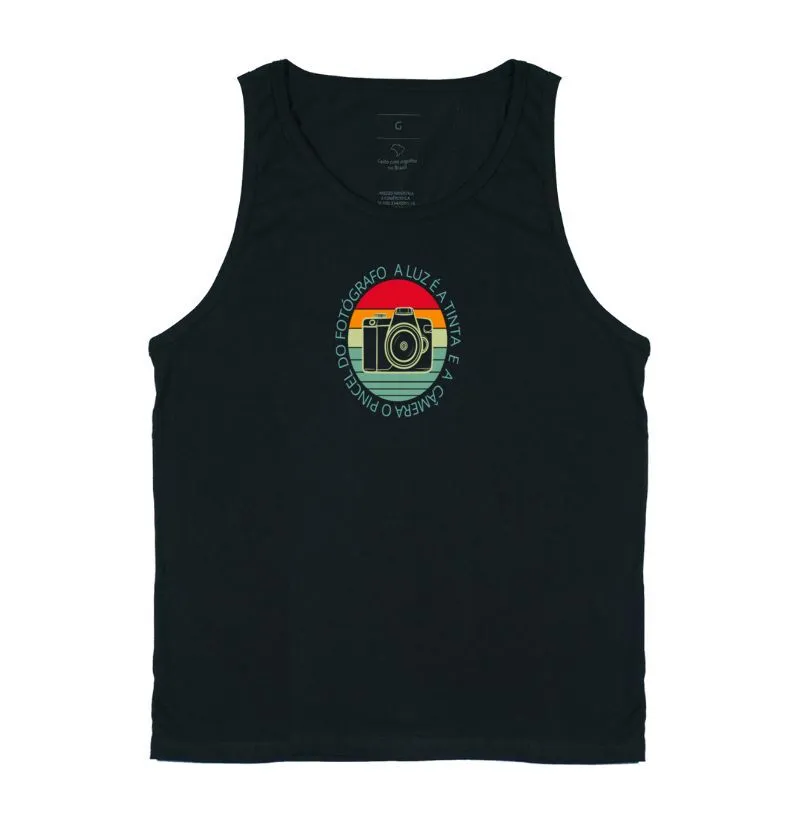 Camiseta Masculina a luz é a tinta - Imagem 3