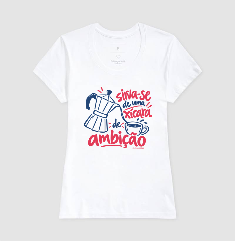 Camiseta Xícara de Ambição - Imagem 3