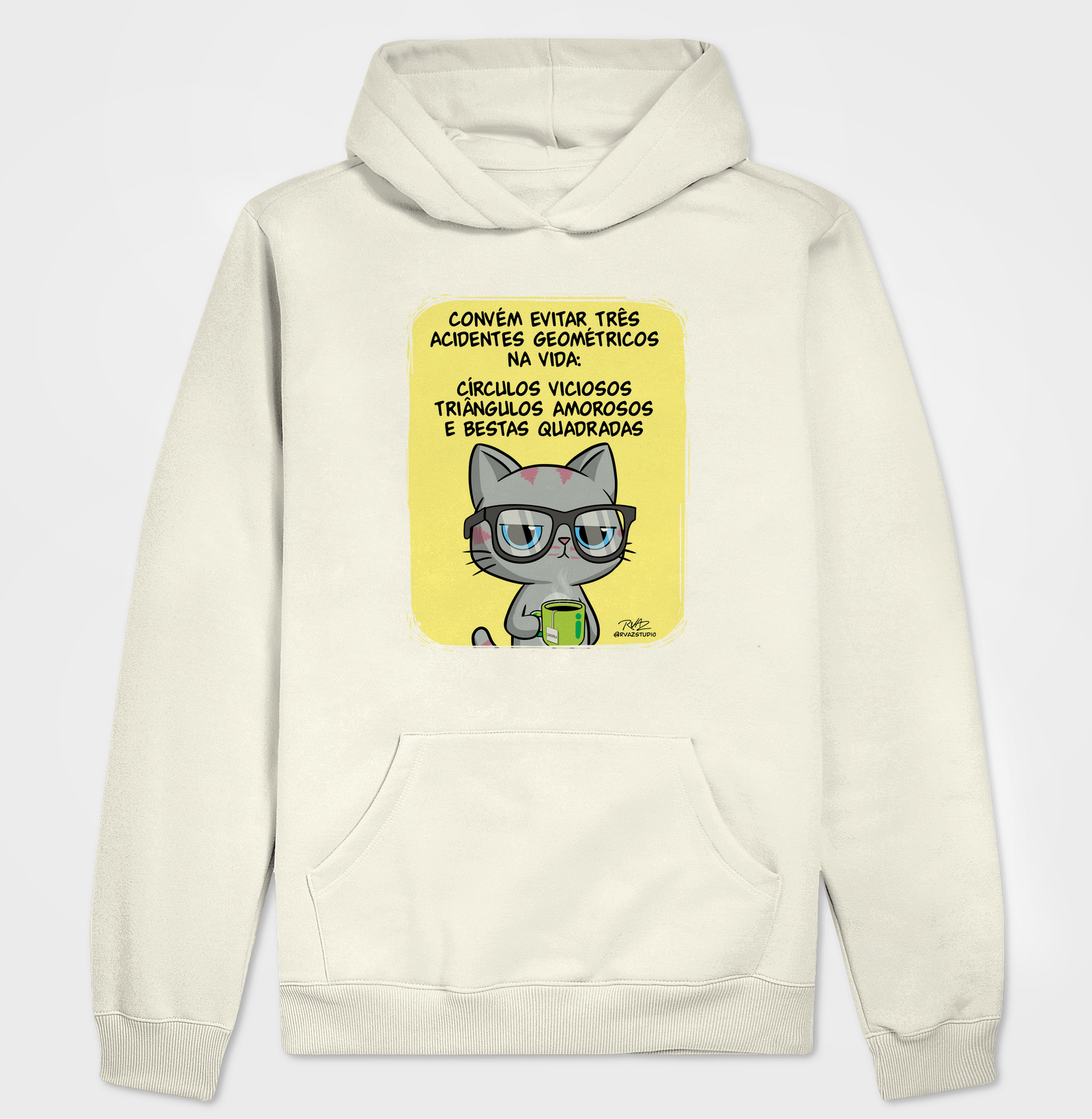 Camiseta Gato Sincero Geometria - Imagem 3