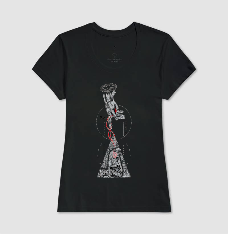 Camiseta Jesus Sacrifício e Fé - Imagem 3