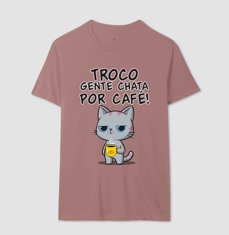 Camiseta Gato Sincero Café - Imagem 16