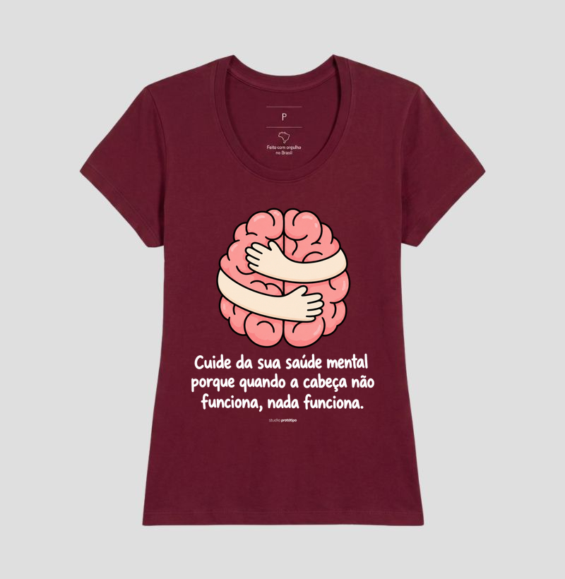 Camiseta Cuide da Sua Saúde Mental - Imagem 19