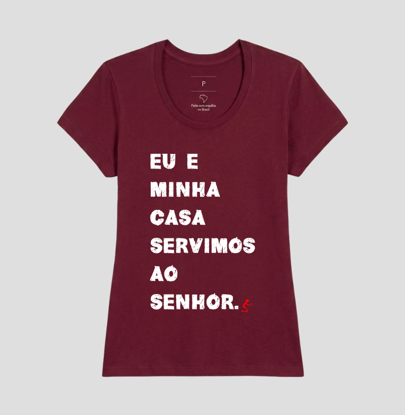 Camiseta Cristã Eu e Minha Casa Serviremos ao Senhor - Imagem 19