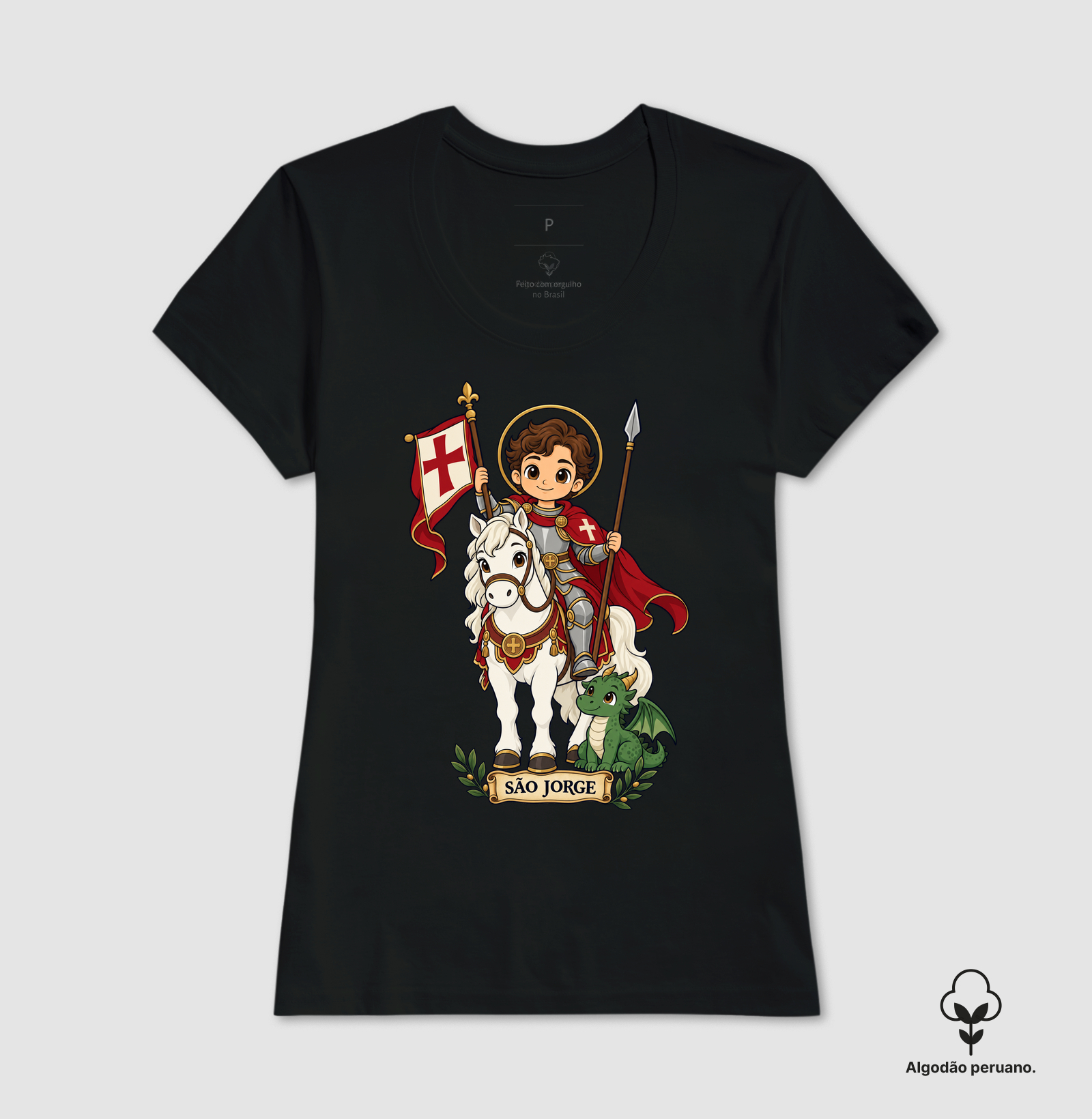 São Jorge estilo chibi - Imagem 2