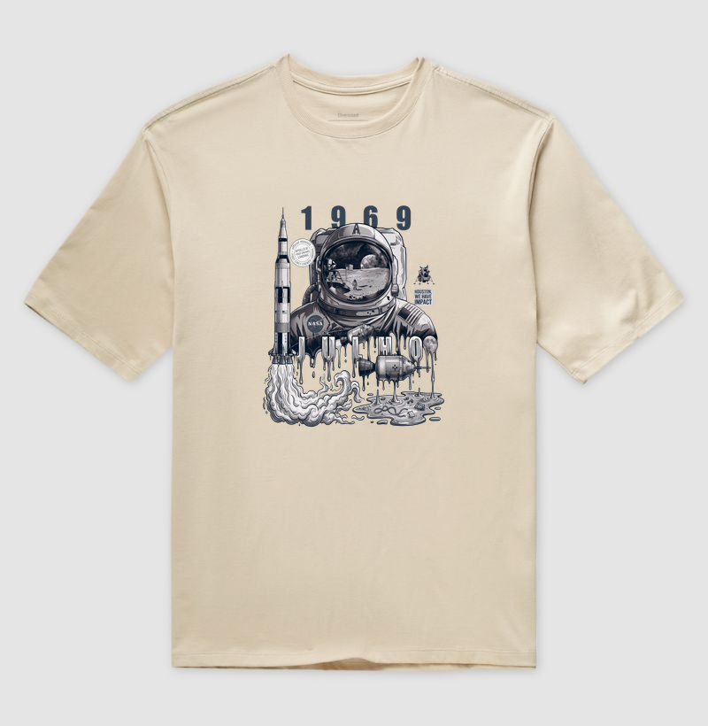 Camiseta Oversized Apollo 11 | Linha Abstract — Aion Abstract - Imagem 3