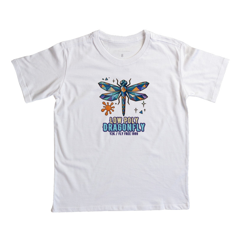 Camiseta Y2K Low Poly Dragonfly - Imagem 2