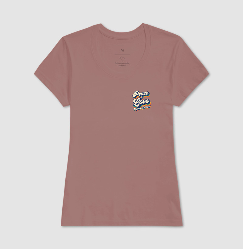 Camiseta Peace and Love Mother Fucker Retro - Imagem 17