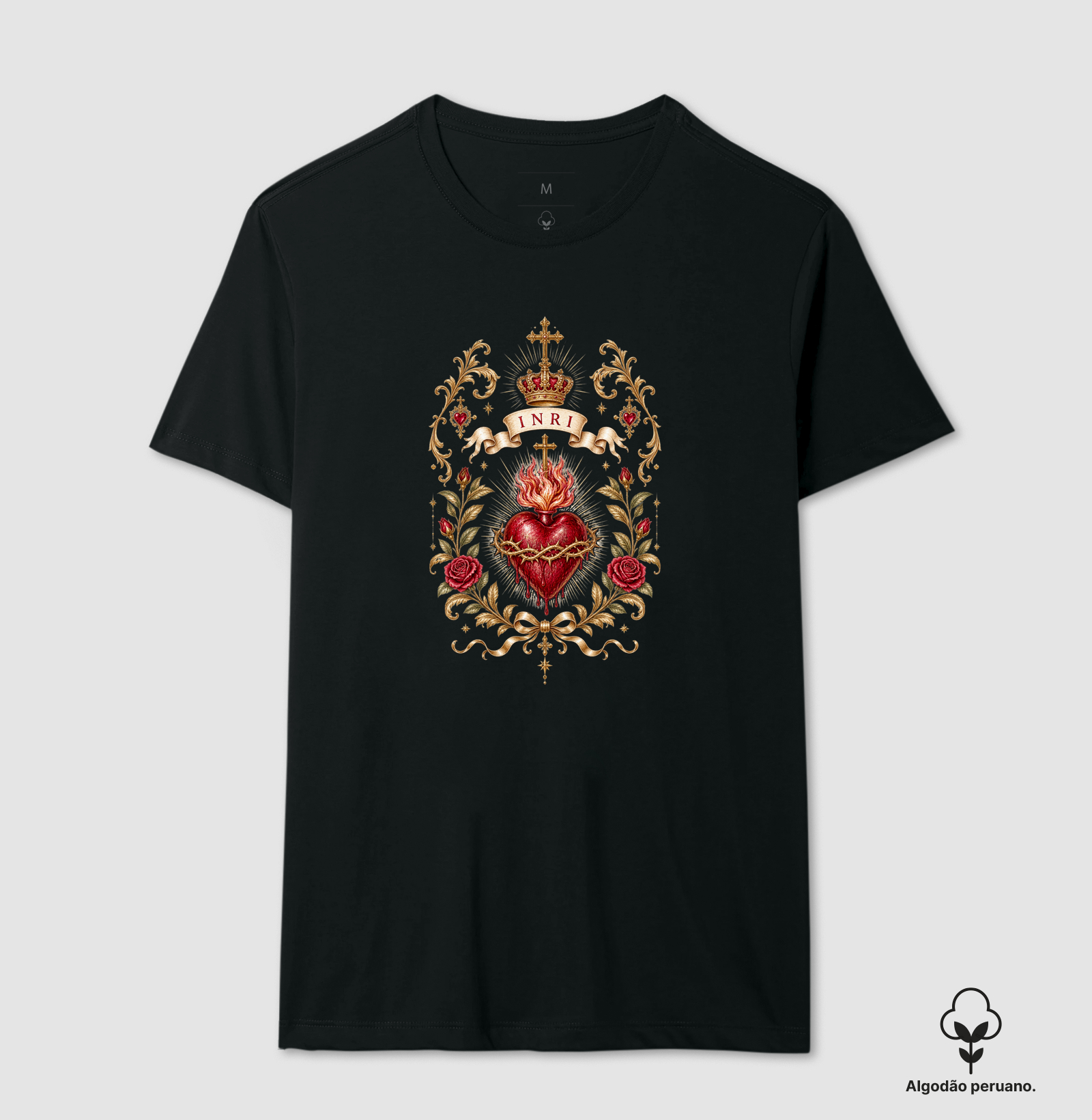 Camiseta Algodão Peruano Cor Iesu - Imagem 7