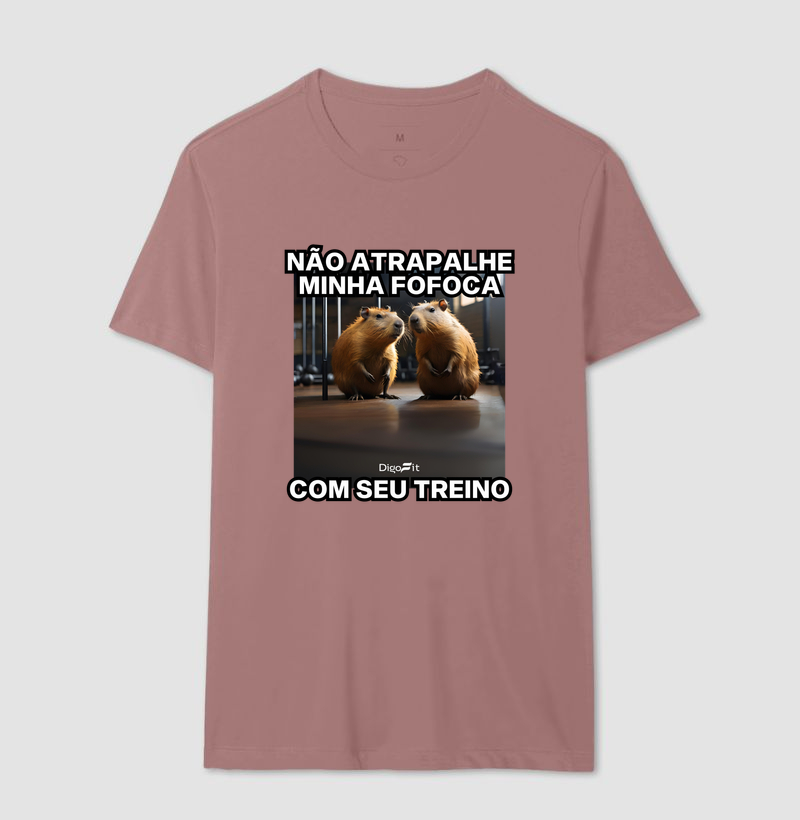 CAMISETA ACADEMIA NÃO ATRAPALHE MINHA FOFOCA COM SEU TREINO - Imagem 14