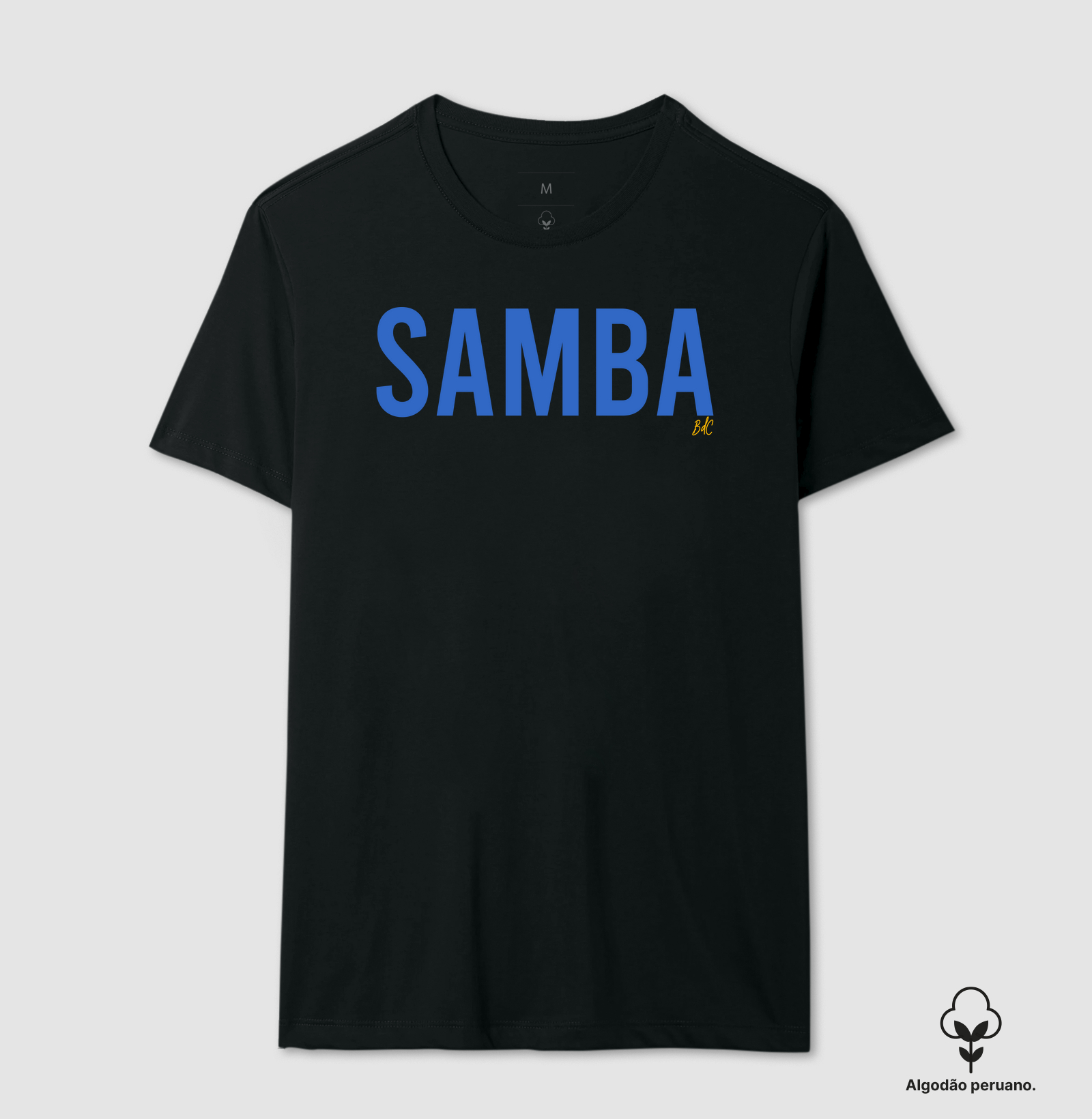 Samba Premium - 100% Algodão Peruano - Azul - Imagem 7