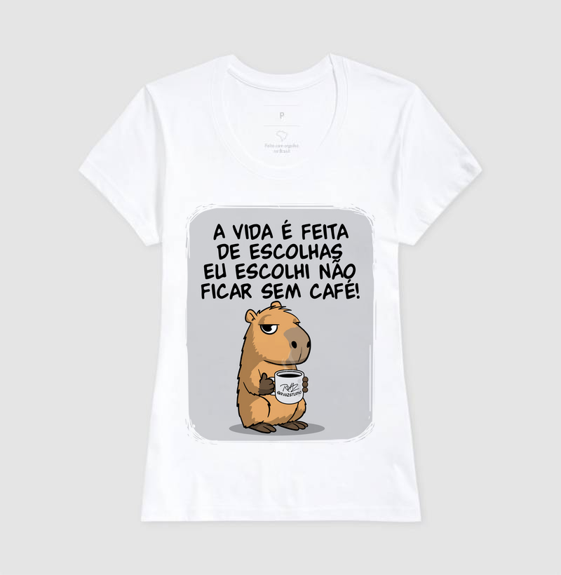 Camiseta Capivara Café - Imagem 5