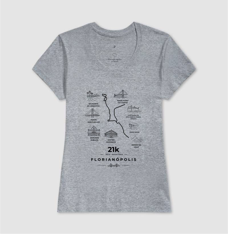 Camiseta Meia Maratona - 21K Por Florianópolis - Imagem 9