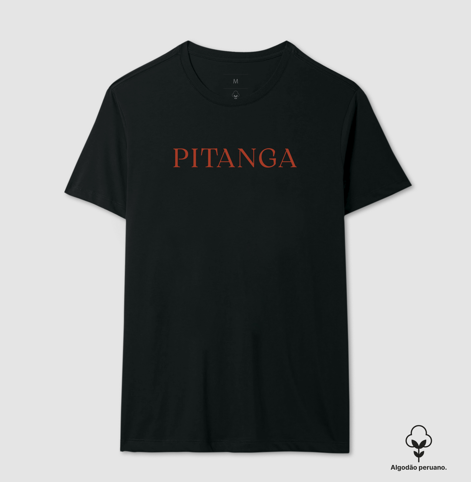 Camiseta Unissex em Algodão Estampa "PITANGA" – Versatilidade & Sofisticação Minimalista - Imagem 4