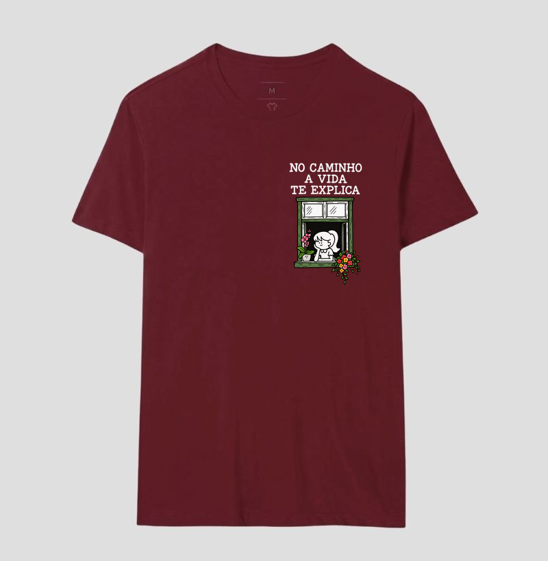 Camiseta No Caminho a Vida Te Explica (estampa P) - Imagem 18