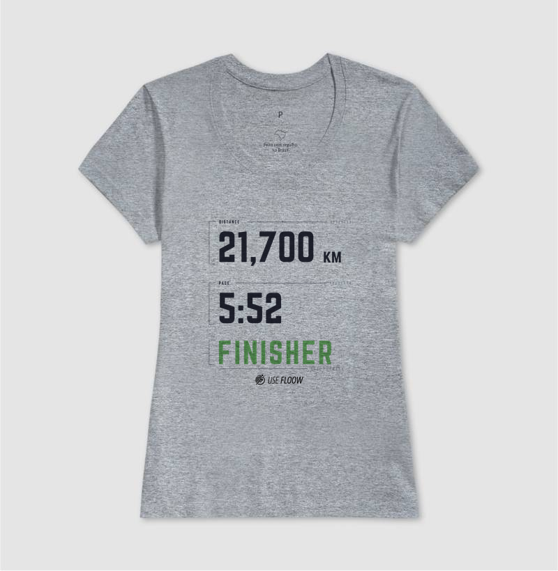 Camiseta Meia Maratona - Finisher 21,7 K Pace 5:52 - Imagem 9