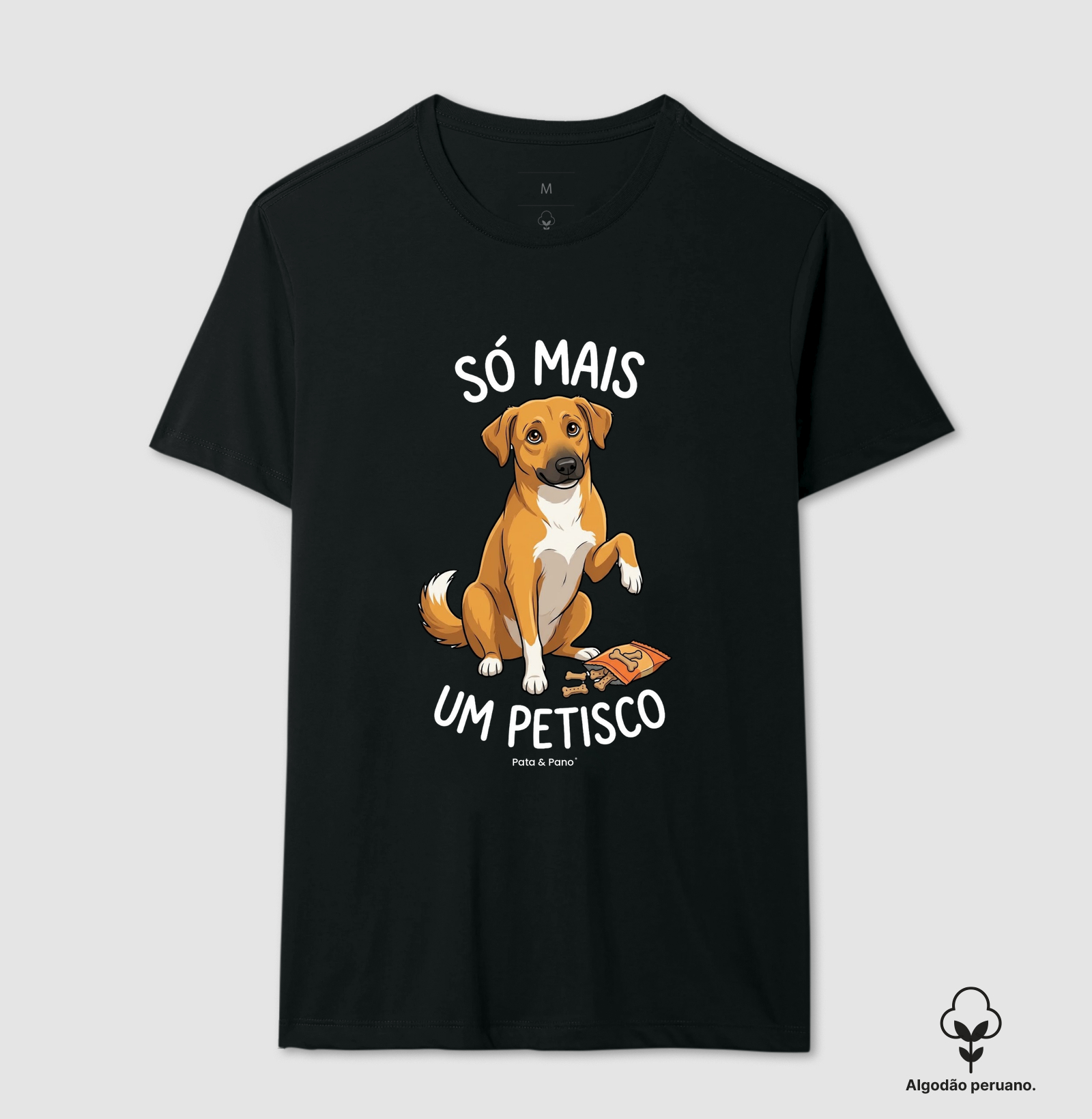 CAMISETA ALGODÃO PERUANO VIRA-LATA PETISCO - Imagem 8