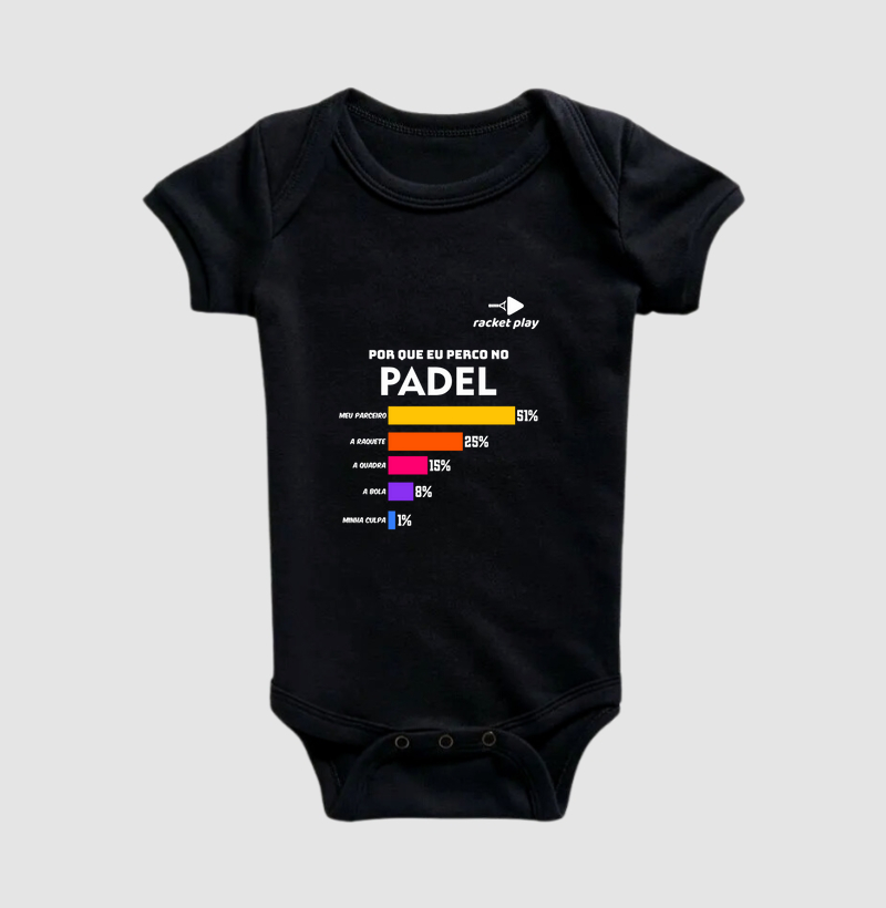 Camiseta Padel - Porque eu perco no Padel