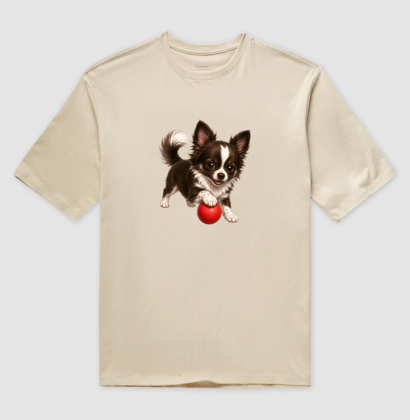 Chihuahua Pelo Longo Marrom - Desenho Animado - Imagem 3