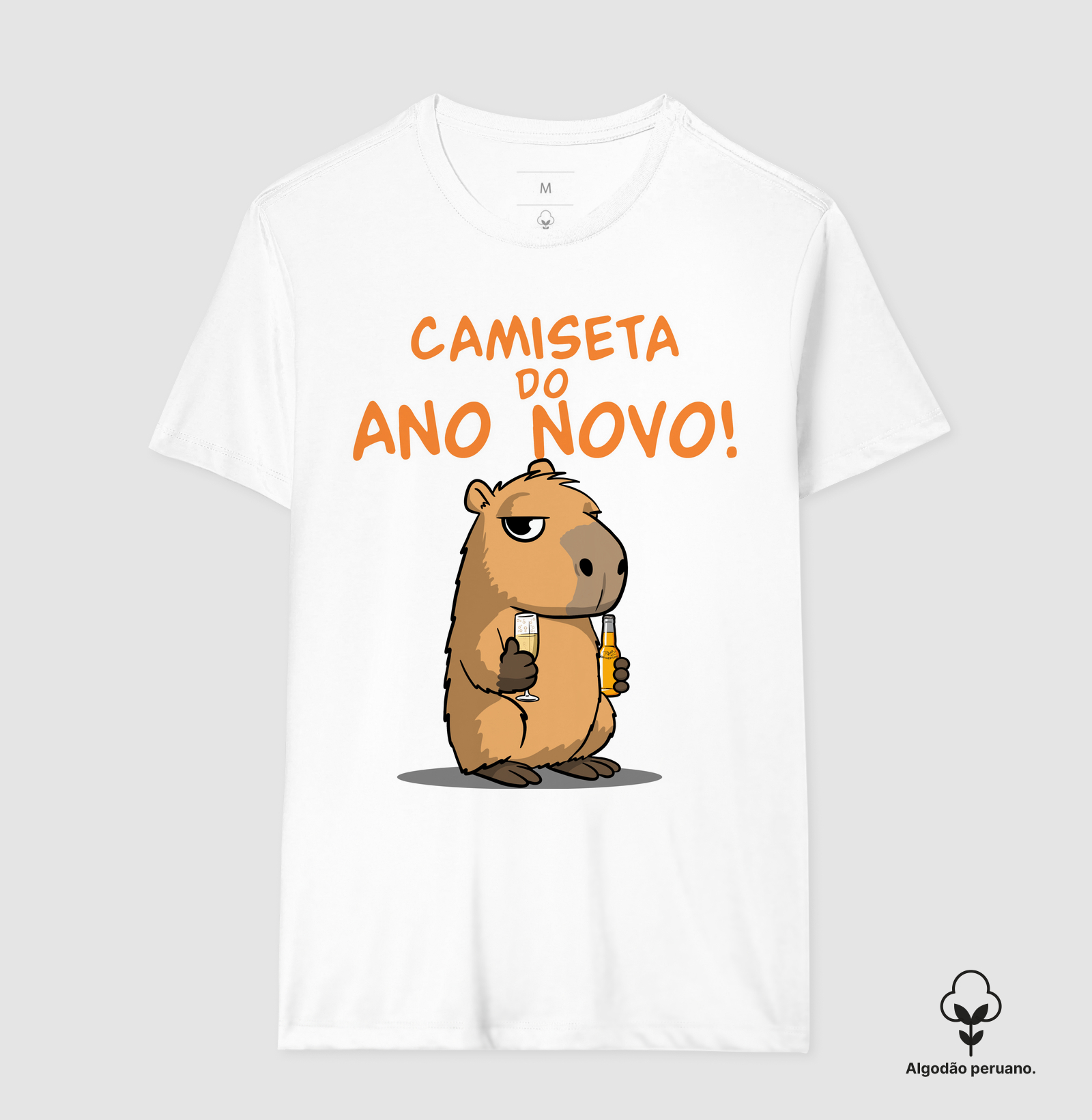 Camiseta Capivara Ano Novo - Imagem 4