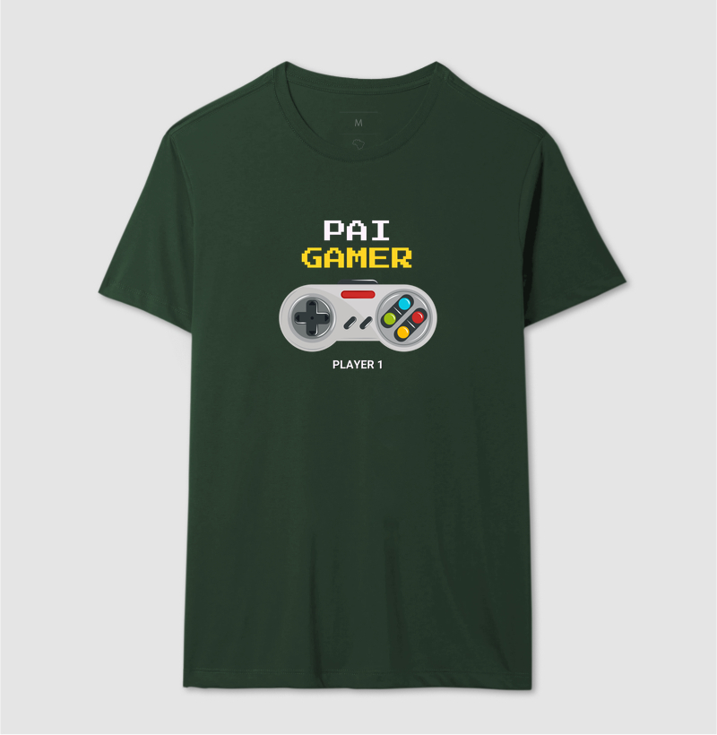 Camiseta Pai Gamer — Player 1 - Imagem 5