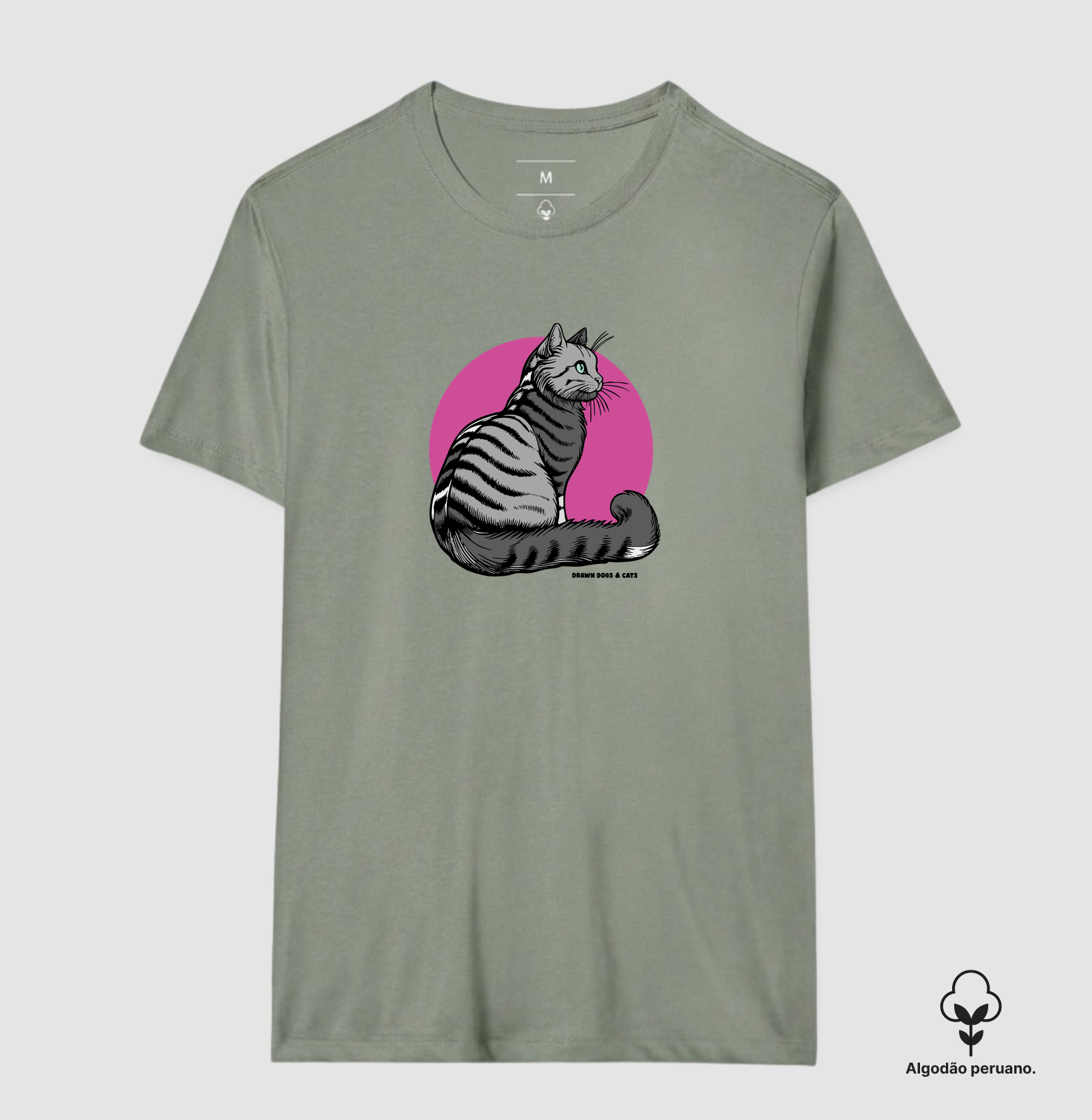 Gato cinza e fundo rosa - Imagem 8