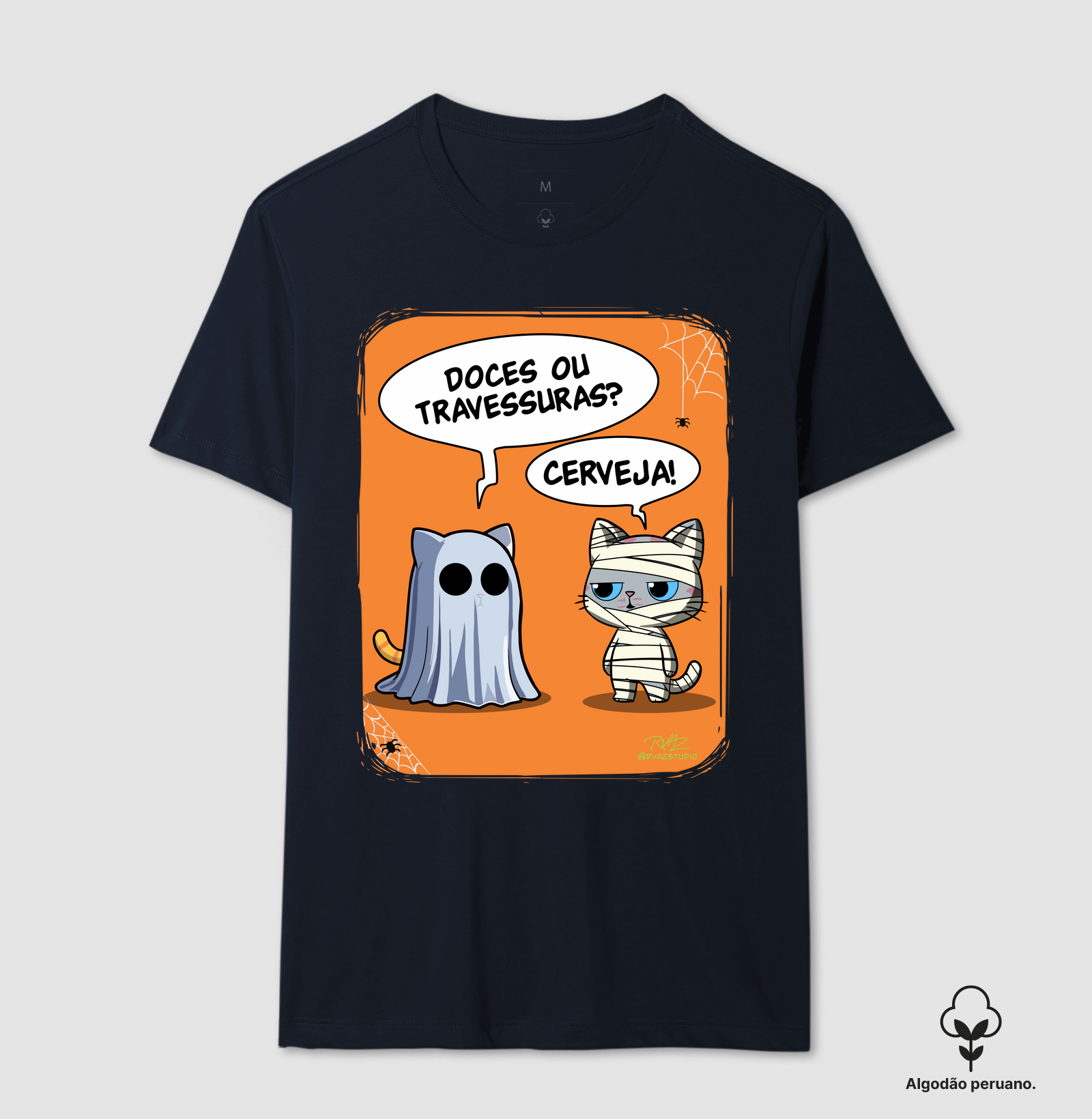 Camiseta Gato Sincero Halloween - Imagem 4