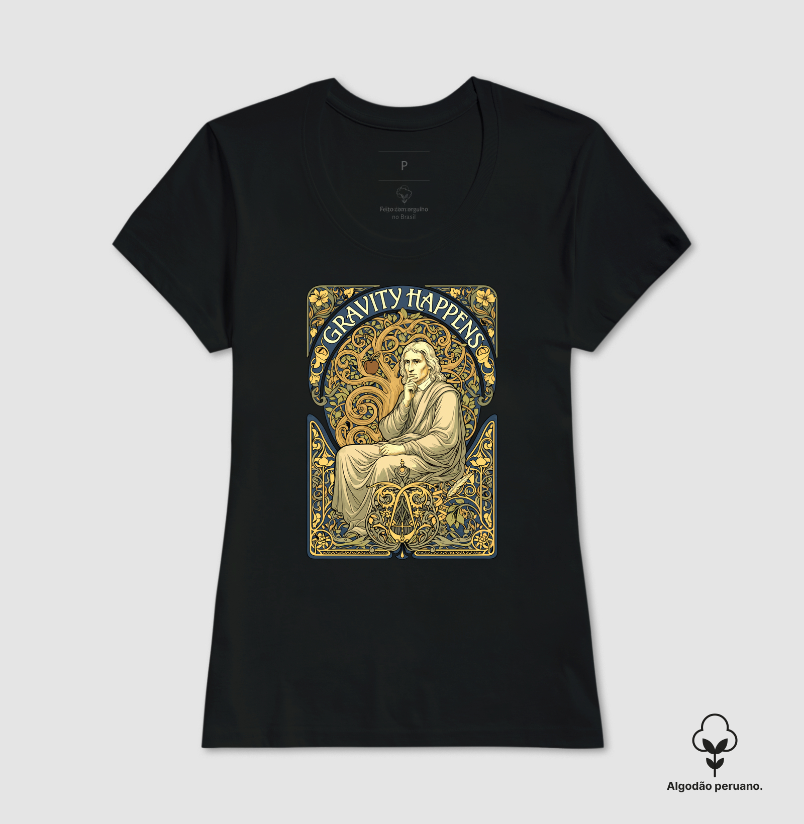 Camiseta - "Gravity Happens" - Imagem 7
