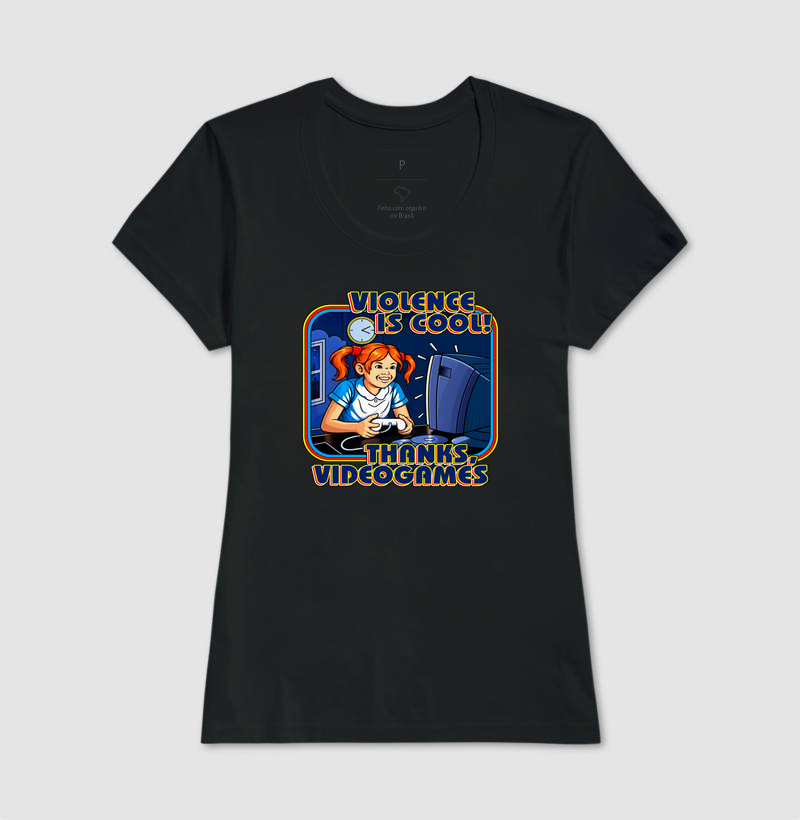 Camiseta "GTA 6 Thanks Video Games" - Imagem 3