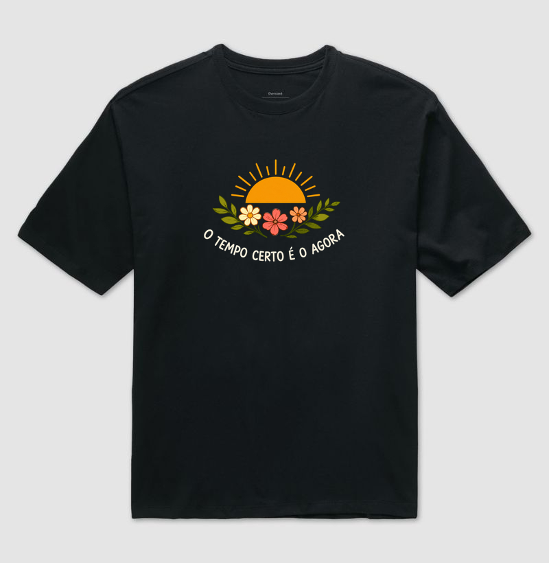 Camiseta O Tempo certo é o agora - Alma Vestida - Imagem 2