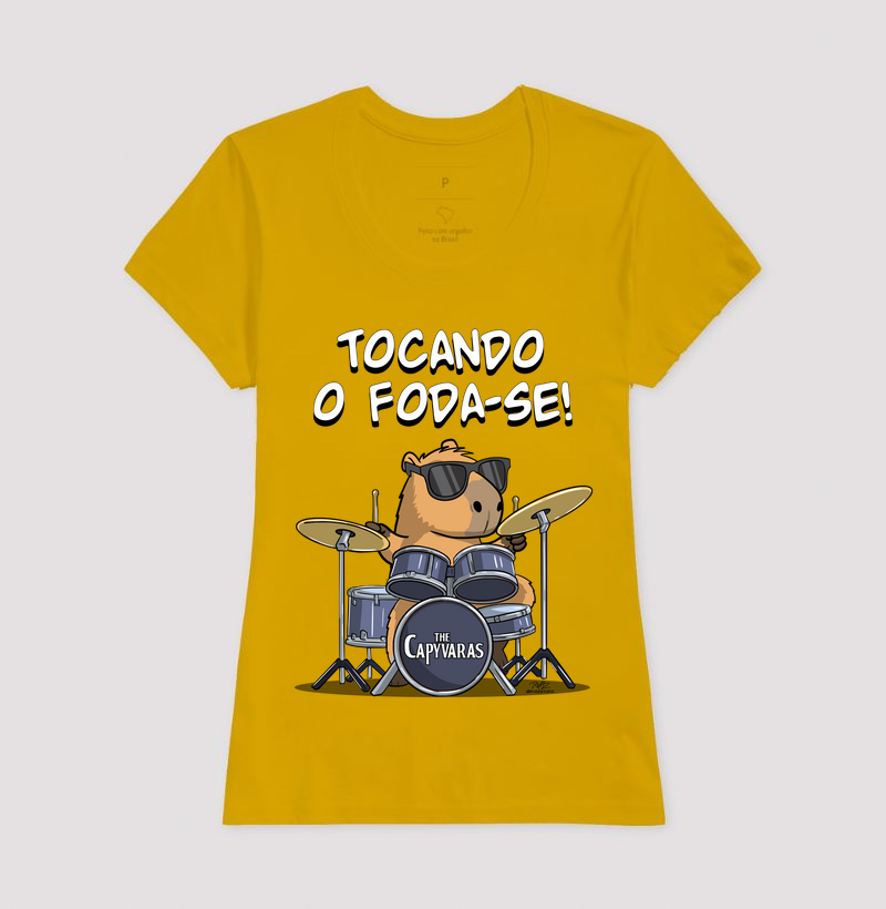 Camiseta Capivara Tocando o Foda-se - Imagem 15