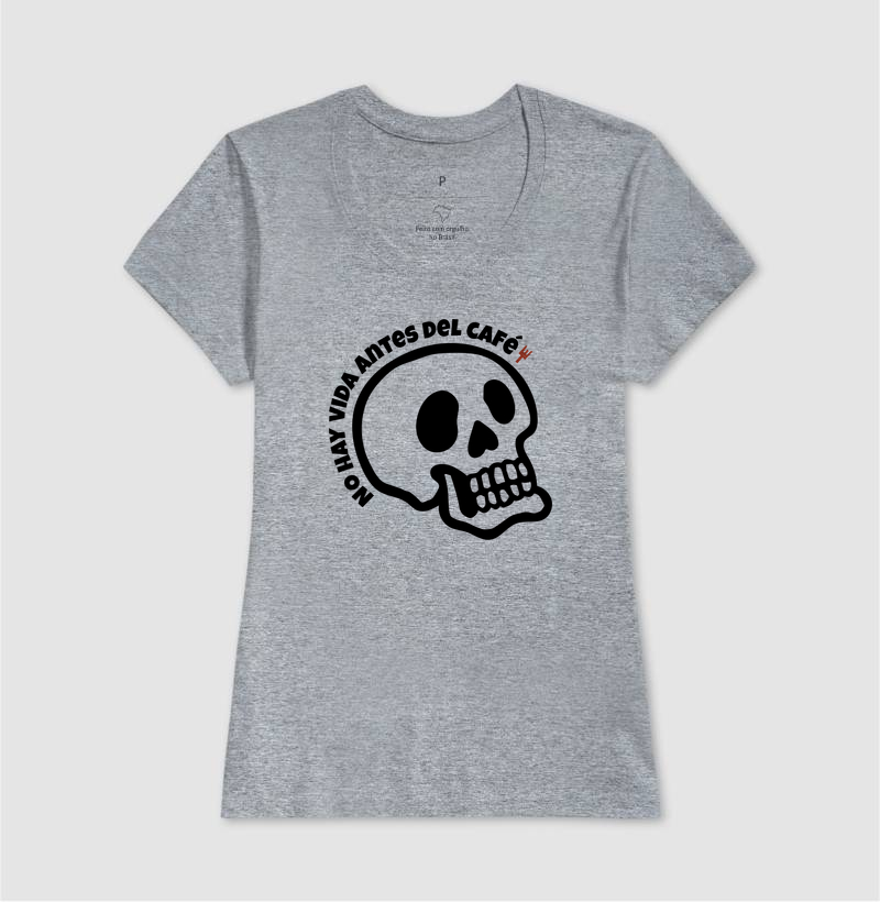 Camiseta No Hay Vida Antes del Café - Imagem 9