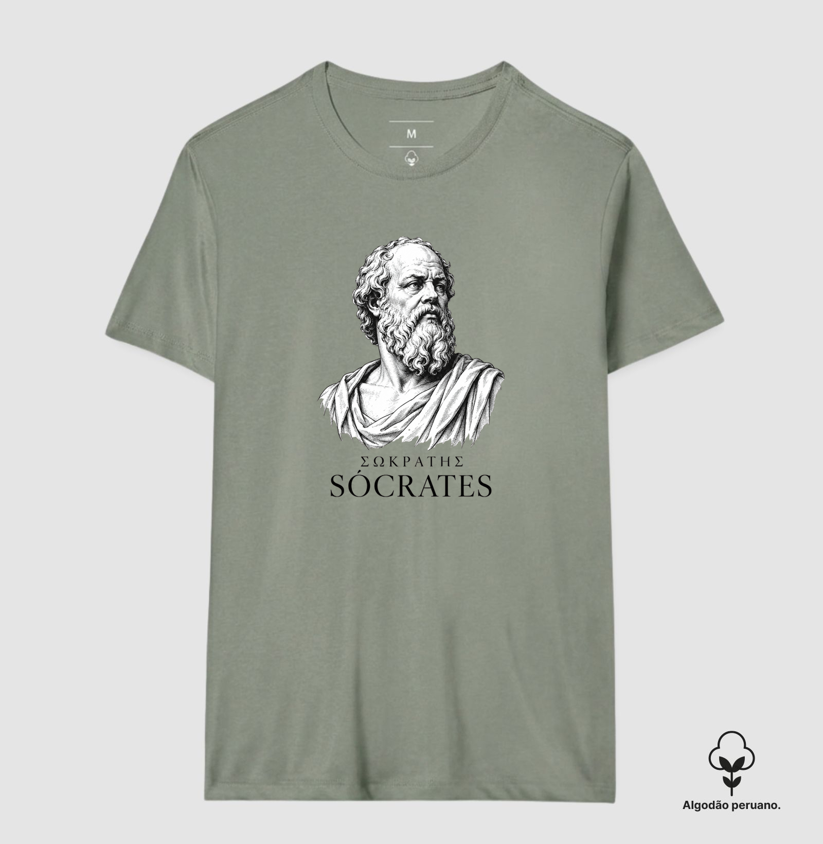 Camiseta Sócrates - algodão peruano - Imagem 9