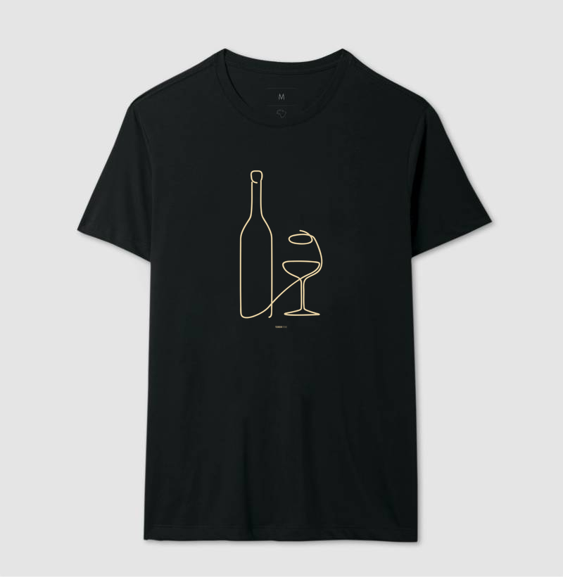 Camiseta Vinho - Garrafa & Taça - Imagem 3