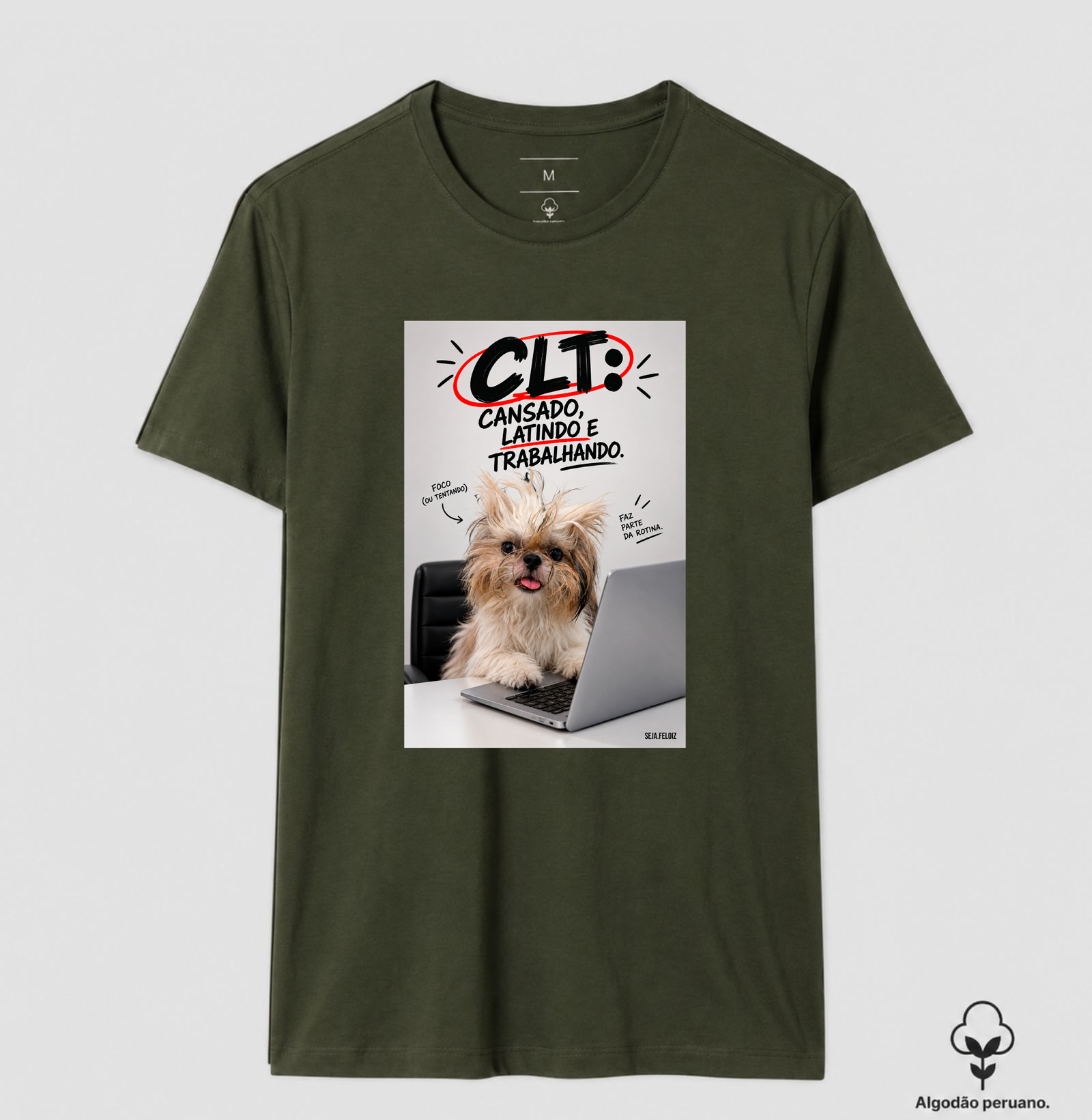 🐶💻 CLT — Cansado, Latindo e Trabalhando! 😂🐾 | Shih Tzu Edition - Imagem 5