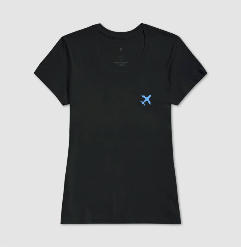 Viajante Minimalista - avião azul claro - Imagem 3