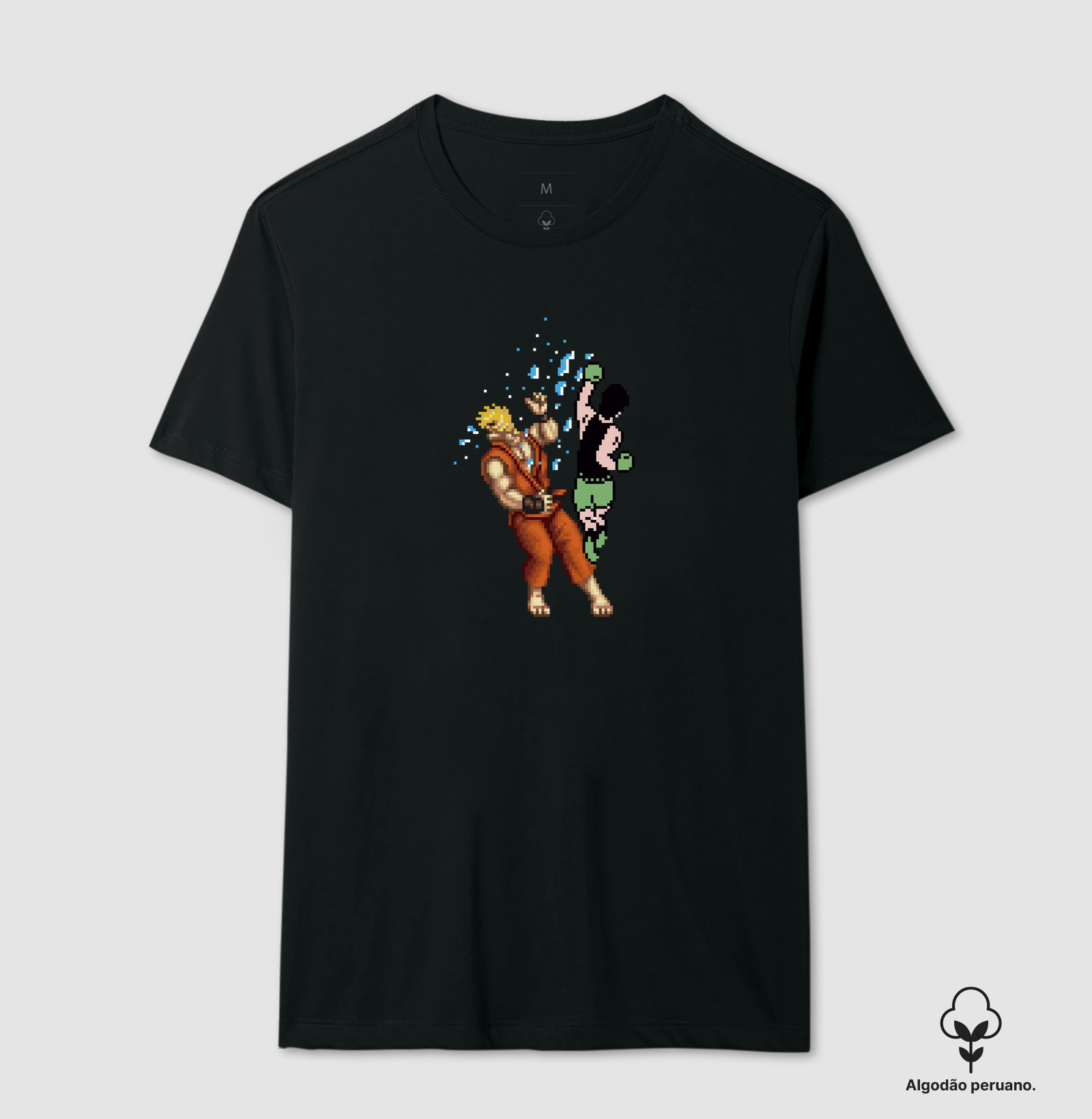 Camiseta Algodão Peruano Luta de Pixel - Ken - Imagem 5