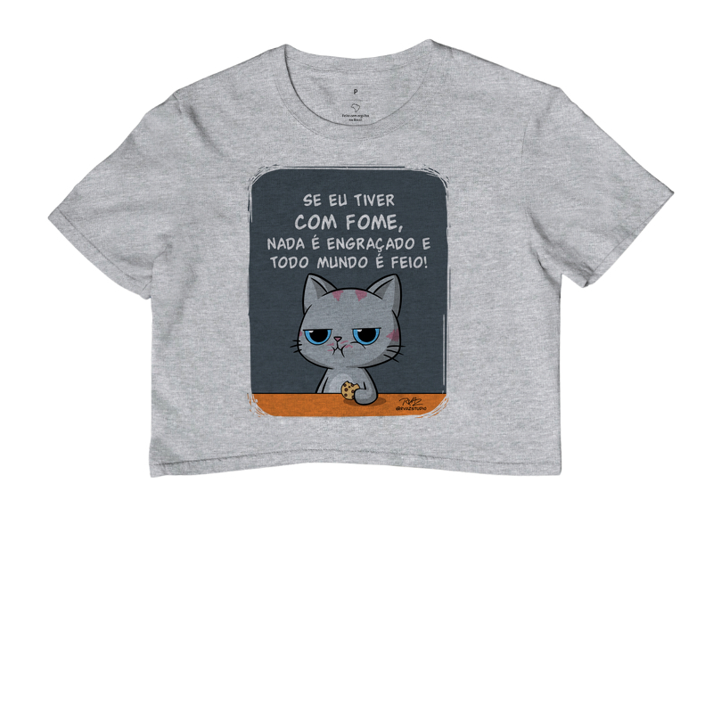 Camiseta Gato Sincero Fome - Imagem 6