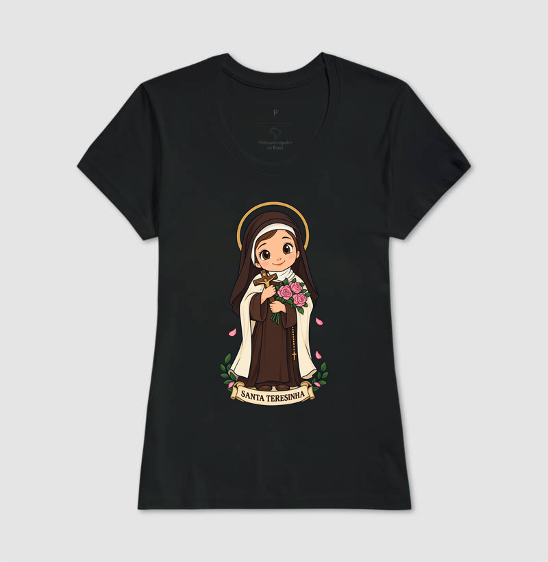 Santa Terezinha estilo chibi - Imagem 3